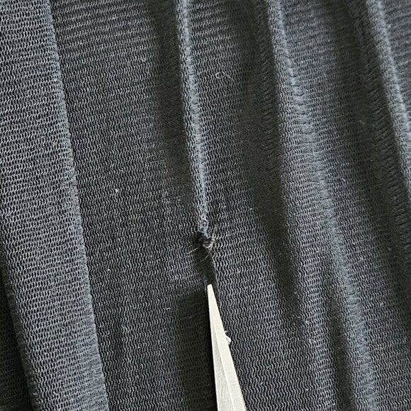 Joeffer Caoc Skirt Womens 6 Black Silk Mesh Balloon Shell Lined Midi Fairy FLAWS - Picture 12 of 16